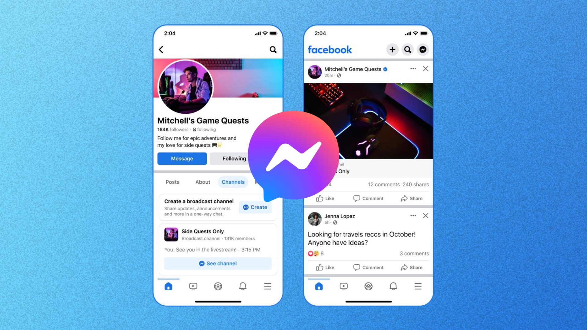 Facebook & Messenger To Get Broadcast Channels Too